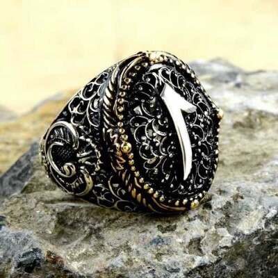 Tekbir Silver - Sterling Silver 925 Ring for Men (1)