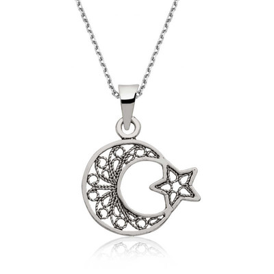 Tekbir Silver - Sterling Silver 925 Necklace for Women