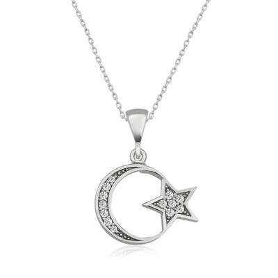 Tekbir Silver - Sterling Silver 925 Necklace for Women