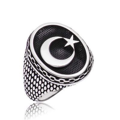 Tekbir Silver - Sterling Silver 925 Ring for Men