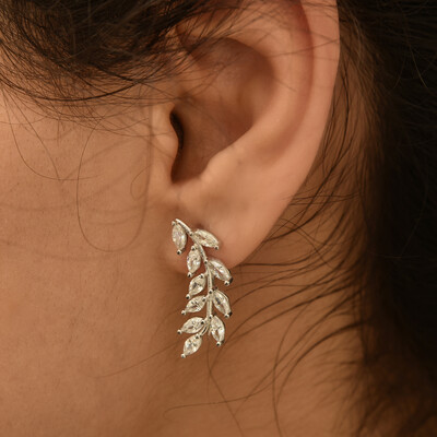 Tekbir Silver - Sterling Silver 925 Earring (1)