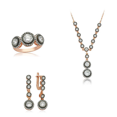 Tekbir Silver - Sterling Silver 925 Set for Women