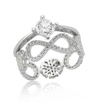 Tekbir Silver - Sterling Silver 925 Ring for Women