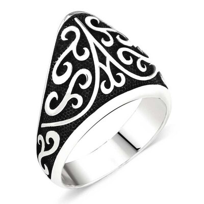 Tekbir Silver - Sterling Silver 925 Ring for Men