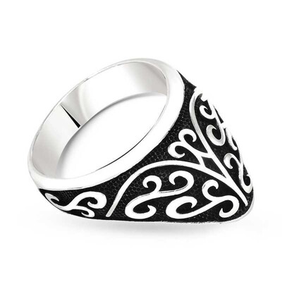 Tekbir Silver - Sterling Silver 925 Ring for Men (1)