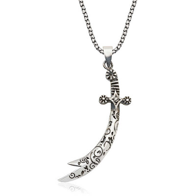 Tekbir Silver - Sterling Silver 925 Necklace for Men