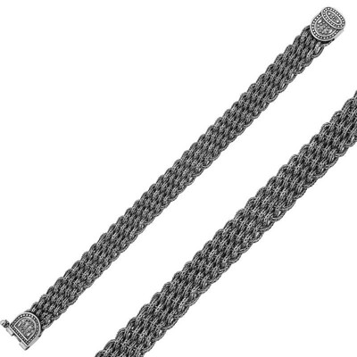 Gumush - Sterling Silver 925 Handcrafted Bracelet for Men (1)