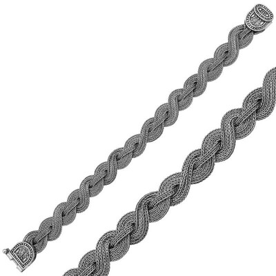 Gumush - Sterling Silver 925 Handcrafted Bracelet for Men (1)