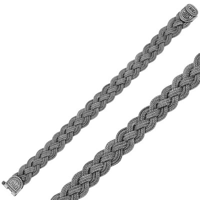 Gumush - Sterling Silver 925 Handcrafted Bracelet for Men (1)