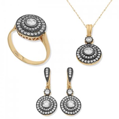 Tekbir Silver - Sterling Silver 925 Set for Women