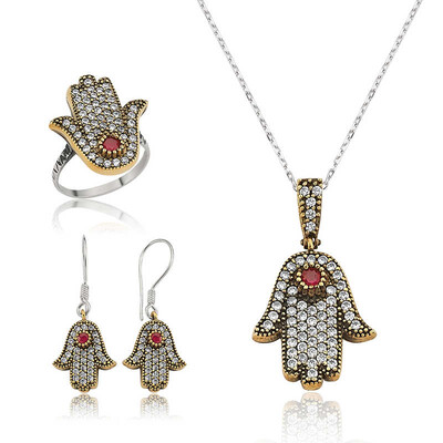 Tekbir Silver - Sterling Silver 925 Set for Women