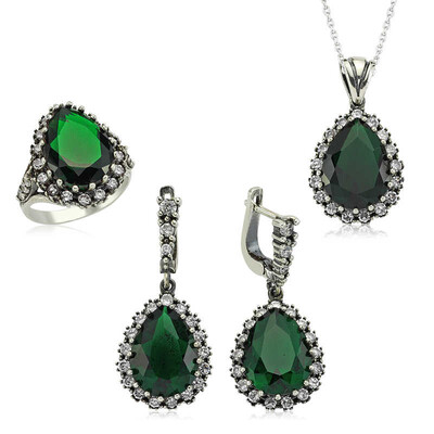 Tekbir Silver - Sterling Silver 925 Set for Women