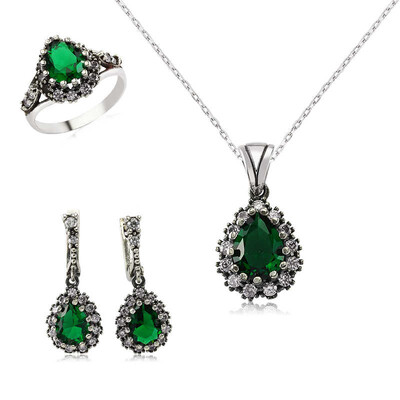 Tekbir Silver - Gümüş Hürrem Sultan Bayan Set