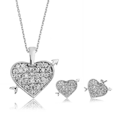 Tekbir Silver - Sterling Silver 925 Set for Women