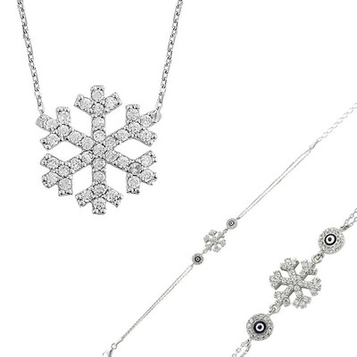 Tekbir Silver - Sterling Silver 925 Set for Women