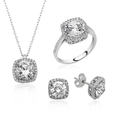 Tekbir Silver - Sterling Silver 925 Set for Women