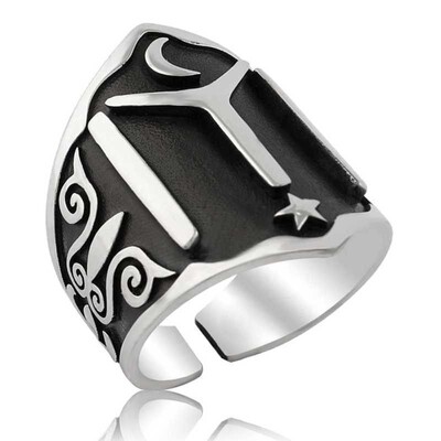 Tekbir Silver - Sterling Silver 925 Ring for Men