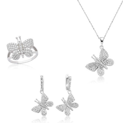 Tekbir Silver - Sterling Silver 925 Set for Women