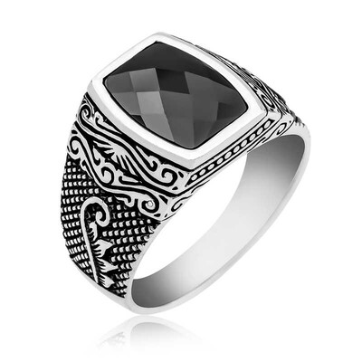 Gumush - Sterling Silver 925 Ring for Men