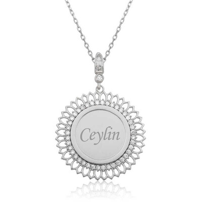 Tekbir Silver - Sterling Silver 925 Necklace for Women