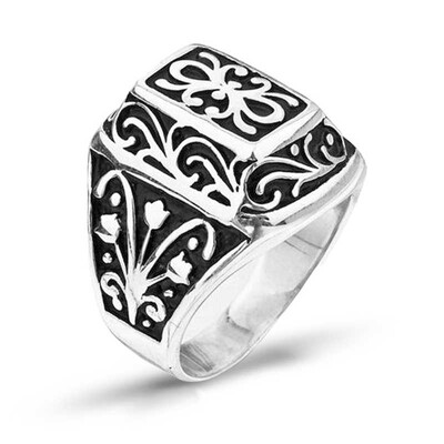 Tekbir Silver - Sterling Silver 925 Ring for Men