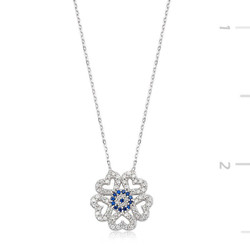 Tekbir Silver - Sterling Silver 925 Heart Necklace for Women (1)