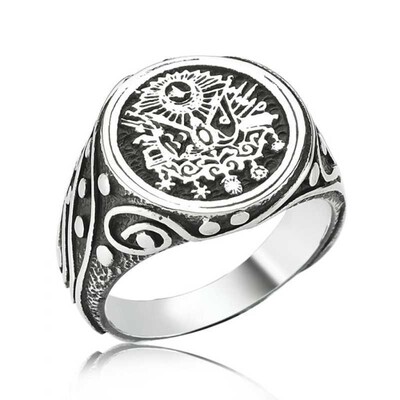 Tekbir Silver - Sterling Silver 925 Ring for Men