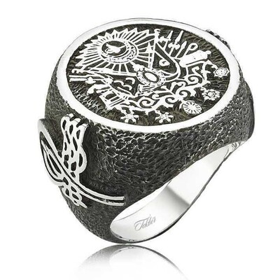 Tekbir Silver - Sterling Silver 925 Ring for Men