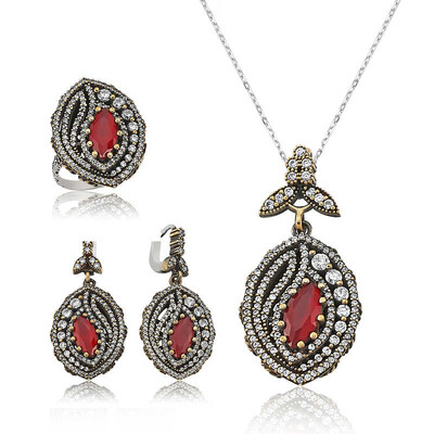 Tekbir Silver - Sterling Silver 925 Set for Women