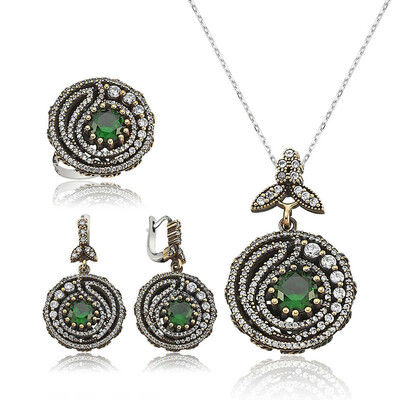 Tekbir Silver - Gümüş Otantik Bayan Set