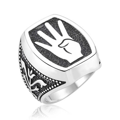 Tekbir Silver - Sterling Silver 925 Ring for Men