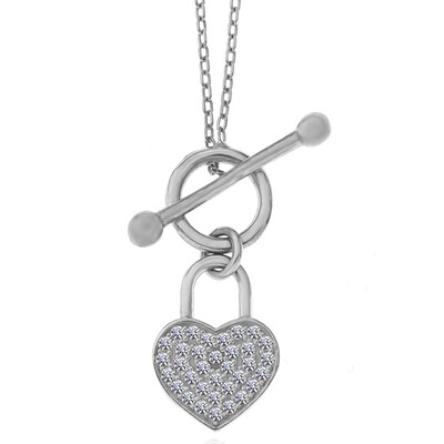 Gumush - Sterling Silver 925 Heart Necklace for Women