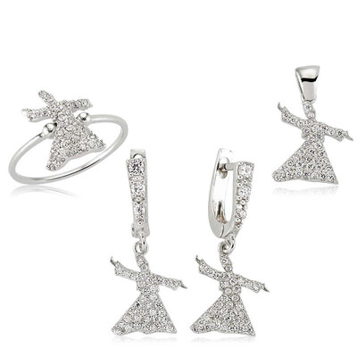 Tekbir Silver - Sterling Silver 925 Set for Women