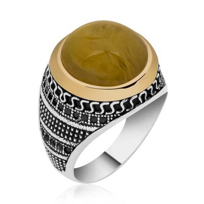 Tekbir Silver - Sterling Silver 925 Ring for Men