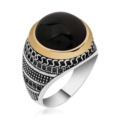 Tekbir Silver - Sterling Silver 925 Ring for Men