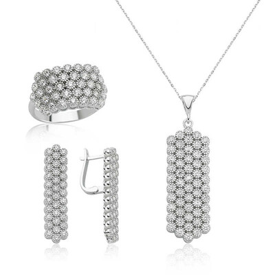 Tekbir Silver - Gümüş Su Yolu Bayan Set