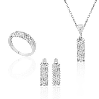 Tekbir Silver - Sterling Silver 925 Set for Women