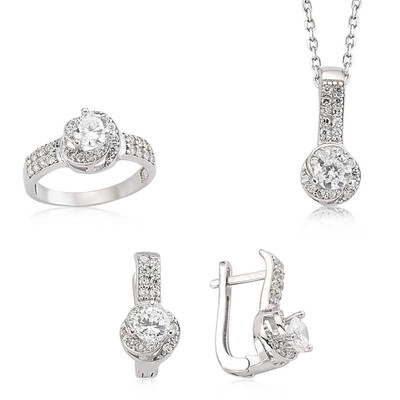 Tekbir Silver - Sterling Silver 925 Set for Women