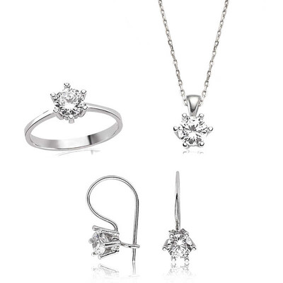 Tekbir Silver - Sterling Silver 925 Set for Women