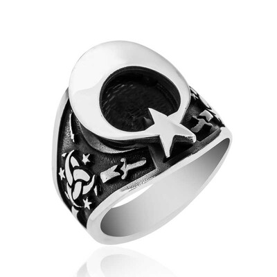 Gumush - Sterling Silver 925 Ring for Men