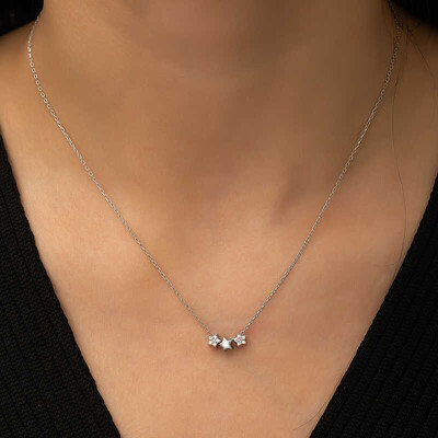 Gumush - Sterling Silver 925 Star Necklace for Women (1)