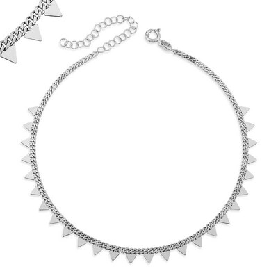 Tekbir Silver - Sterling Silver 925 Anklet for Women