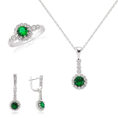 Tekbir Silver - Sterling Silver 925 Set for Women