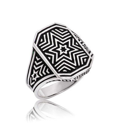 Tekbir Silver - Sterling Silver 925 Ring for Men