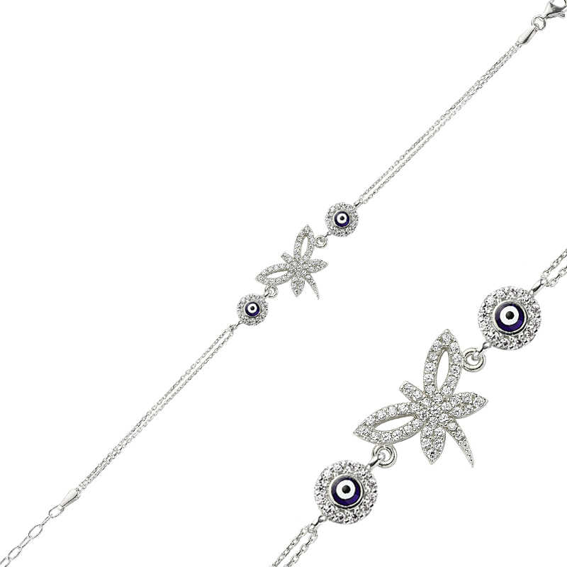 Silver Dragonfly Women’s Bracelet