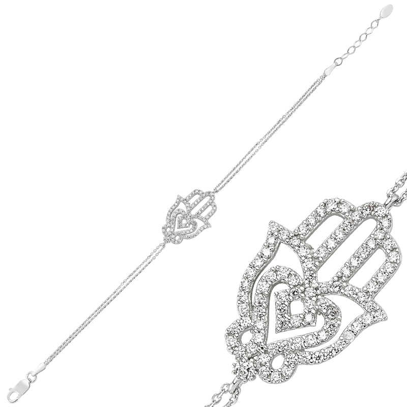 Silver Fatima Hand Women’s Bracelet