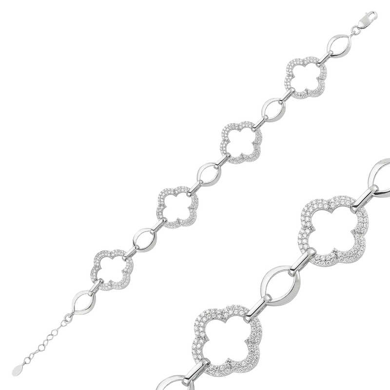 Silver Flower Women’s Bracelet
