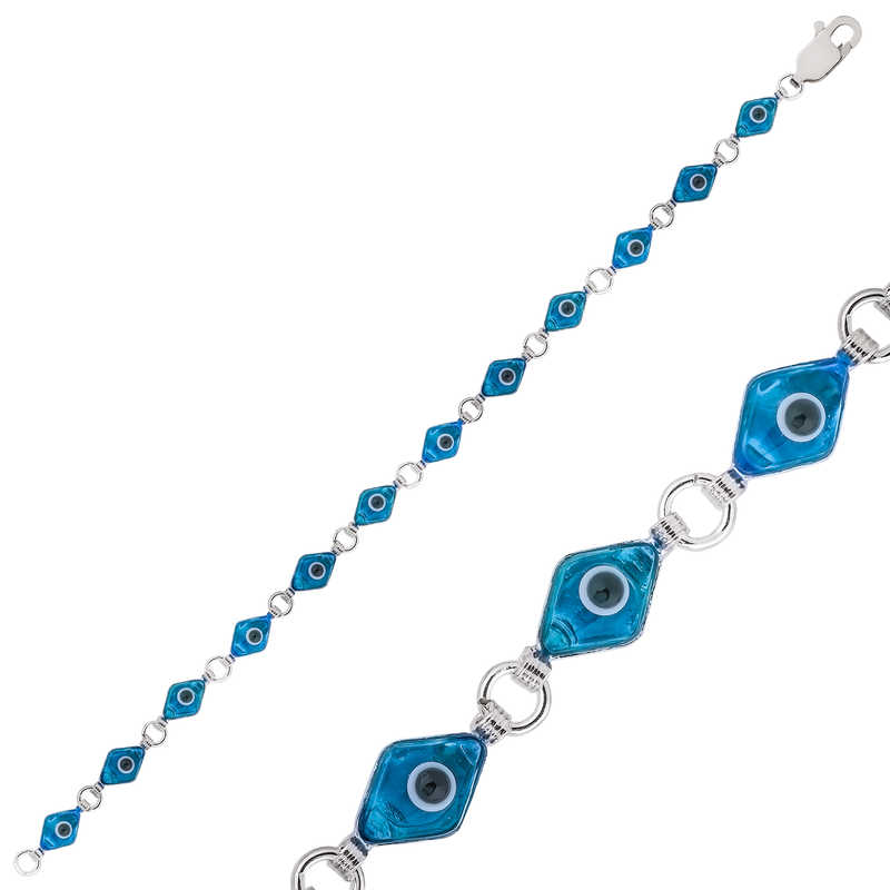 Silver Evil Eye Women’s Bracelet