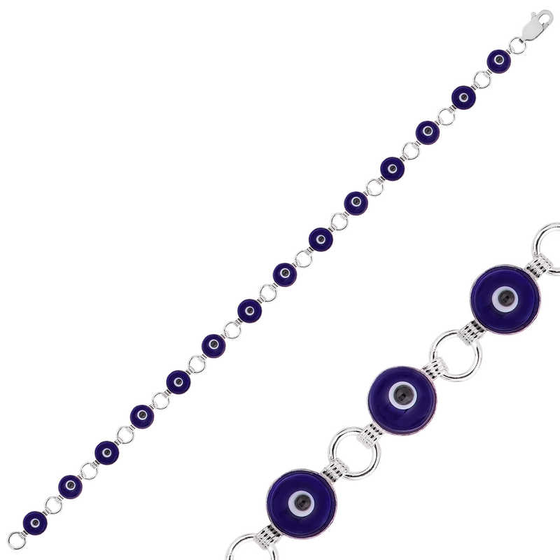 Silver Evil Eye Women’s Bracelet