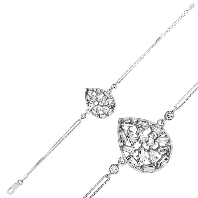 Silver Water Drop Women’s Bracelet